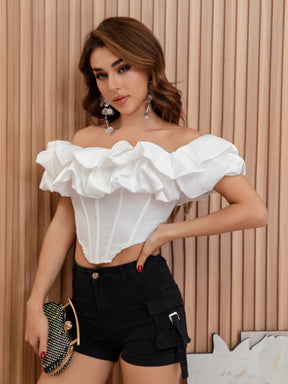 Dramatic Ruffle Top