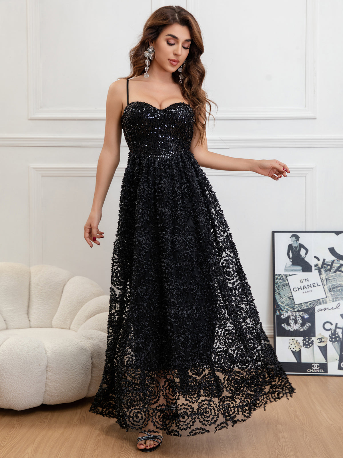 Bellissima Sequined Gown