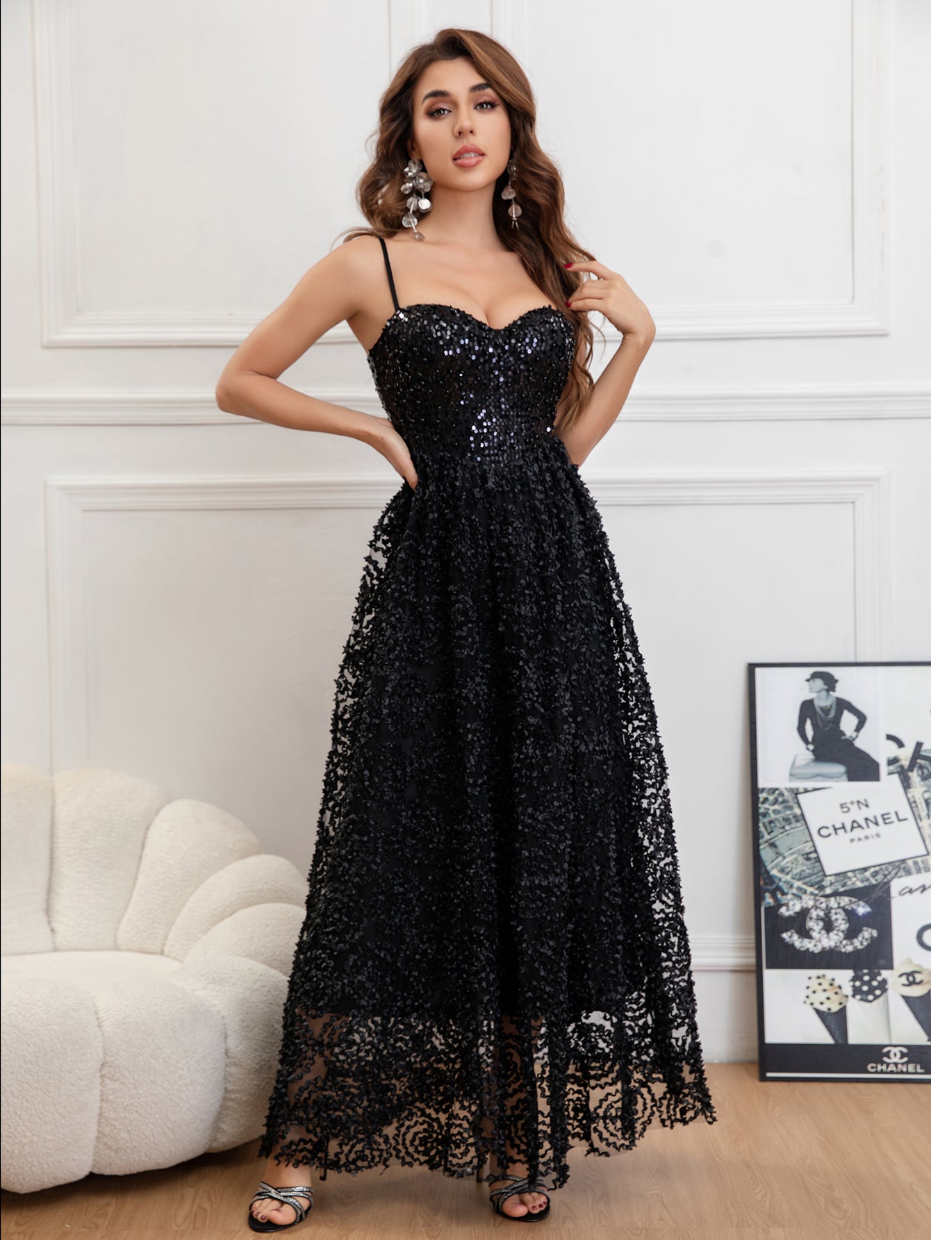 Bellissima Sequined Gown